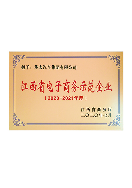 江西省电子商务示范企业（2020-2021年度）